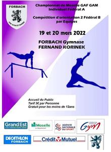 Championnat de Moselle GAF GAM individuel FEDERAL A